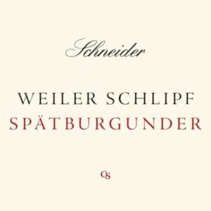 Claus Schneider 2013 Spatburgunder Trocken CS - Pinot Noir Red Wine