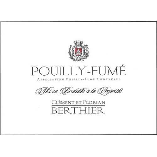 Clement & Florian Berthier 2016 Pouilly Fume - Sauvignon Blanc White Wine