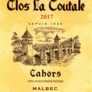 Clos La Coutale 2017 Cahors (375ML half-bottle) - Malbec Red Wine