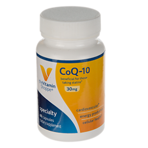 CoQ-10 - 30 MG - Does Not Contain Vitamin E - Supports Cardiovascular Health (60 Capsules)