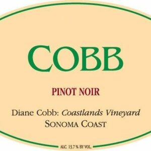 Cobb Wines 2014 Coastlands Vineyard Diane Cobb Pinot Noir - Red Wine