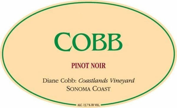 Cobb Wines 2014 Coastlands Vineyard Diane Cobb Pinot Noir - Red Wine