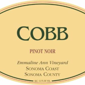 Cobb Wines 2016 Emmaline Ann Vineyard Pinot Noir - Red Wine