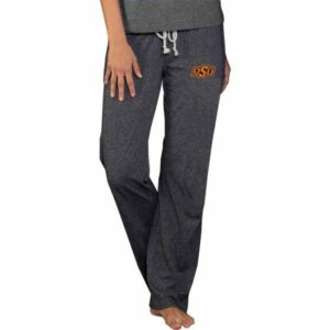 College Concept Women's Oklahoma State University Quest Knit Pants Charcoal, Large - NCAA Women's at Academy Sports