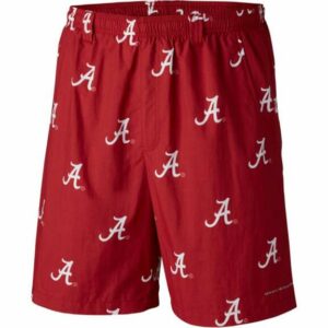 Columbia Sportswear Men's University of Alabama Backcast II Printed Shorts Red, 2X-Large - NCAA Accessories at Academy Sports