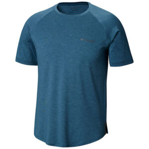 Columbia Tech Trail II Short Sleeve Crew Shirt - Men's Petrol Blue Sm