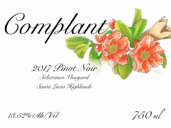 Complant 2017 Soberanes Vineyard Pinot Noir - Red Wine