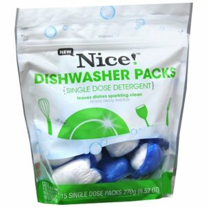 Complete Home Dishwasher Packs Single Dose Detergent Fresh Scent - 15.0 ea