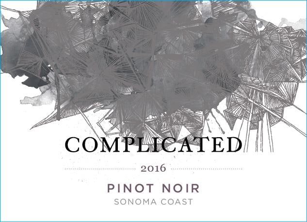 Complicated 2016 Pinot Noir - Red Wine