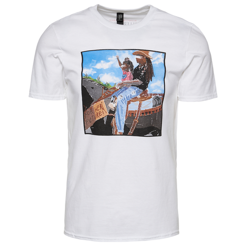 Compton Artwalk Mens Compton Artwalk Ride For Her T-Shirt - Mens White/Multi Size L