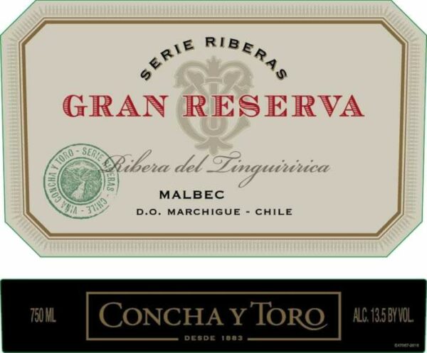 Concha y Toro 2017 Gran Reserva Serie Riberas Malbec - Red Wine