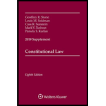 Constitutional Law - 2019 Supplement