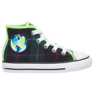 Converse Boys Converse Chuck Taylor All Star Hi Peace on Earth - Boys' Toddler Shoes Multi/Plaid/Black Size 06.0