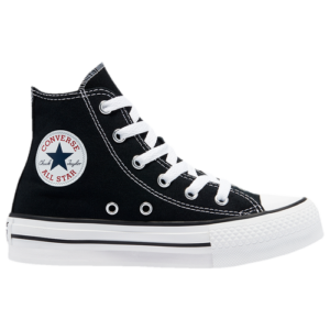 Converse Girls Converse All Star Platform HI - Girls' Grade School Shoes Black/White/Black Size 03.5