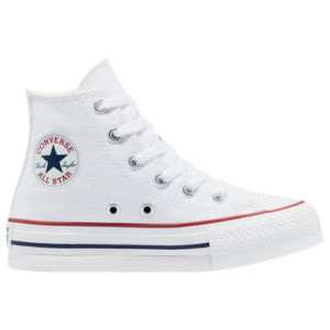 Converse Girls Converse All Star Platform HI - Girls' Grade School Shoes White/Garnet/Midnight Navy Size 05.0