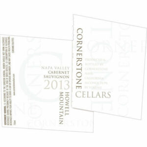 Cornerstone Cellars 2013 Howell Mountain Cabernet Sauvignon - Red Wine