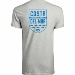 Costa Del Mar Men's Species Shield T-Shirt Gray, X-Large - Men's Outdoor Graphic Tees at Academy Sports