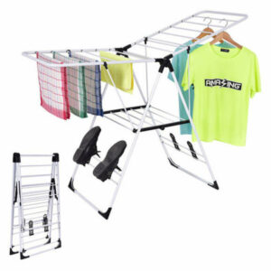 Costway Laundry Clothes Storage Drying Rack Folding Dryer Hanger Heavy