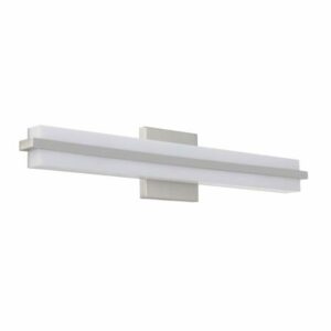 Craftmade 11124-LED Seger 24" Wide Integrated LED Bath Bar Brushed Polished Nickel Indoor Lighting Bathroom Fixtures Bath Bar