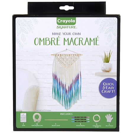 Crayola DIY Macrame Wall Hanging Kit 19 Piece - 1.0 ea