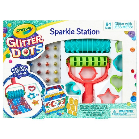 Crayola Glitter Dots Sparkle Station, Glitter Craft Kit - 1.0 ea