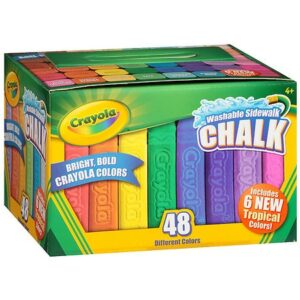 Crayola Washable Sidewalk Chalk - 48.0 ea