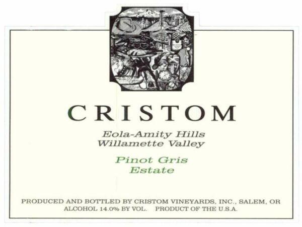 Cristom 2019 Pinot Gris - Pinot Gris/Grigio White Wine