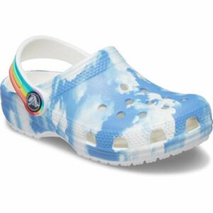 Crocs Kids' Classic Clouds Clogs Blue/White, 9 - Crocs And Rubber Boots at Academy Sports