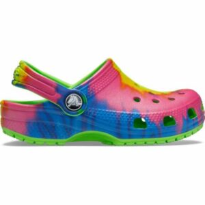 Crocs Kids' Classic Tie-Dye Graphic Clogs, 4 - Crocs And Rubber Boots at Academy Sports