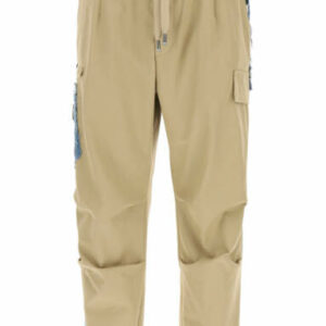 DOLCE & GABBANA CARGO TROUSERS 50 Beige Cotton