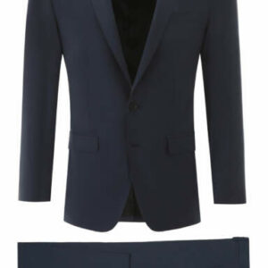 DOLCE & GABBANA MARTINI 2-PIECE SUIT 50 Blue Wool