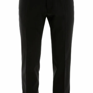 DSQUARED2 TAILORED WOOL TROUSERS 50 Black Wool