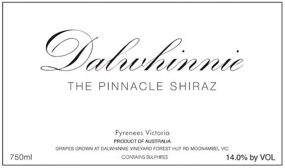 Dalwhinnie Winery 2013 Pinnacle Shiraz - Syrah/Shiraz Red Wine