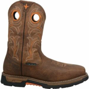 Dan Post Men's Hurricane Storms Eye Work Boots Brown, 13 - Non Steel Toe Wellington Work Boots at Academy Sports