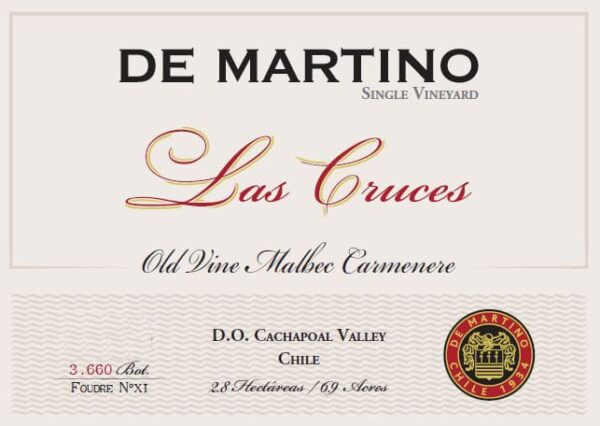 De Martino 2015 Las Cruces Malbec - Red Wine