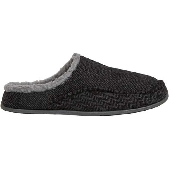 Deer Stags Men's Slipperooz Nordic Tweed Slippers Black/Gray, 11 - Slippers at Academy Sports