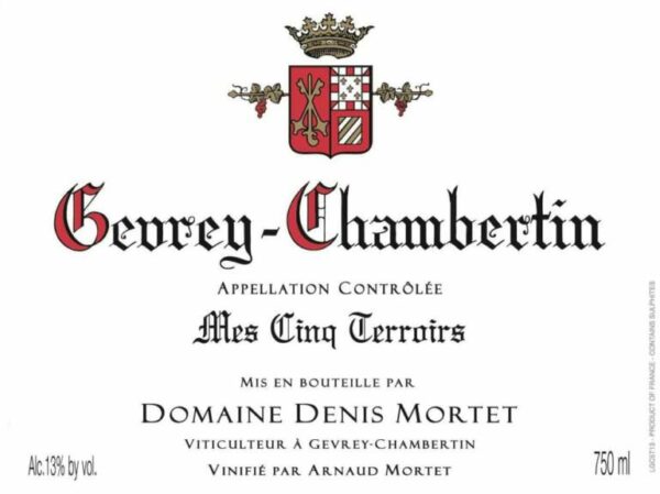 Denis Mortet 2017 Gevrey-Chambertin Mes Cinq Terroirs - Pinot Noir Red Wine