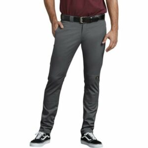 Dickies Men's Flex Skinny Straight Fit Double Knee Work Pants Charcoal Gray, 36" - Men's Work Bottoms at Academy Sports