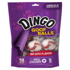 Dingo Goof Balls Chicken, Small - 18.0 ea