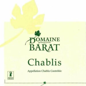 Domaine Barat 2017 Chablis - Chardonnay White Wine