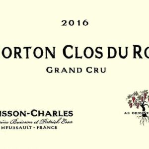Domaine Buisson-Charles 2016 Corton Clos du Roi Grand Cru - Pinot Noir Red Wine