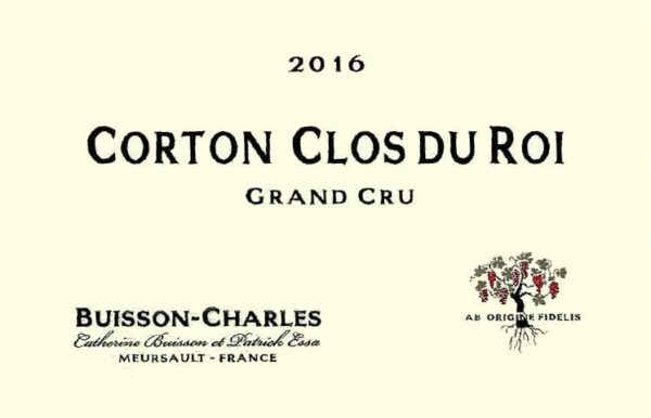 Domaine Buisson-Charles 2016 Corton Clos du Roi Grand Cru - Pinot Noir Red Wine