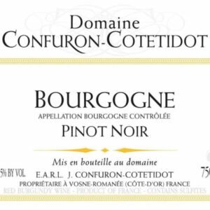 Domaine Confuron-Cotetidot 2016 Bourgogne Rouge - Pinot Noir Red Wine