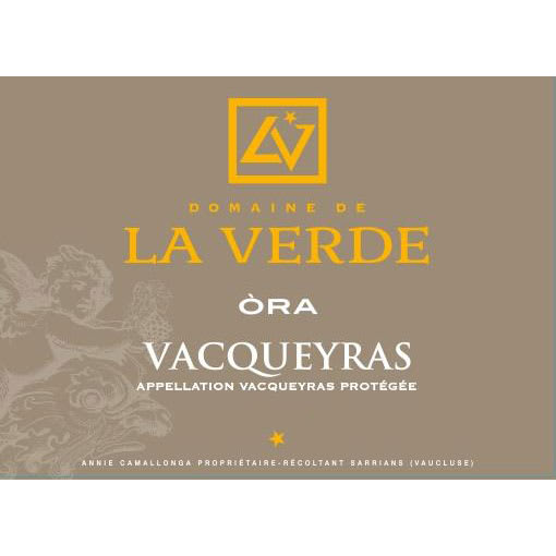 Domaine De La Verde 2017 Vacqueyras Ora - Rhone Blends Red Wine
