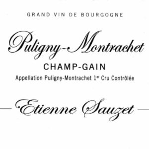 Domaine Etienne Sauzet 2017 Puligny-Montrachet Champ-Gain Premier Cru - Chardonnay White Wine