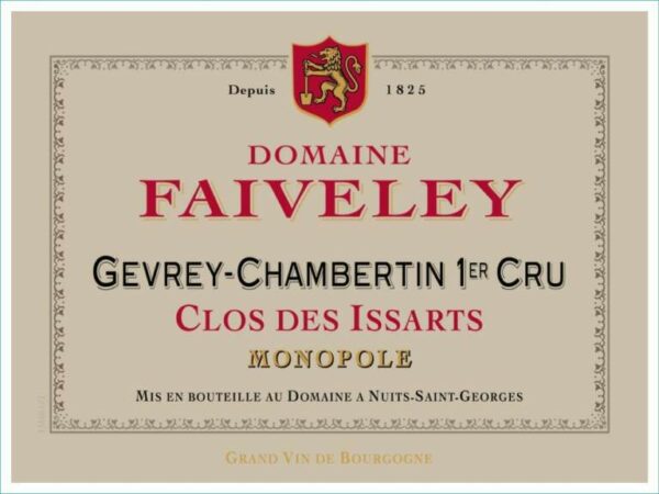 Domaine Faiveley 2017 Gevrey-Chambertin Clos des Issarts Premier Cru - Pinot Noir Red Wine