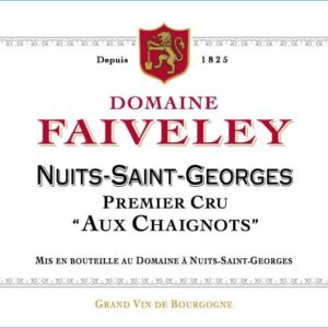 Domaine Faiveley 2017 Nuits-Saint-Georges Aux Chaignots Premier Cru - Pinot Noir Red Wine