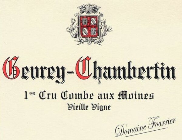 Domaine Fourrier 2008 Gevrey Chambertin Combe Aux Moines Premier Cru - Pinot Noir Red Wine