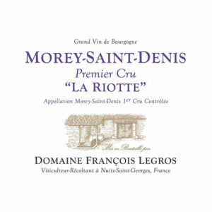 Domaine Francois Legros 2014 Morey-Saint-Denis La Riotte Premier Cru - Pinot Noir Red Wine