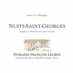 Domaine Francois Legros 2014 Nuits-Saint-Georges - Pinot Noir Red Wine